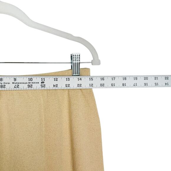 St. John Vintage Santana Knit Stretch Wool Blend Knee Length Pencil Skirt Sz 10 - Picture 4 of 9